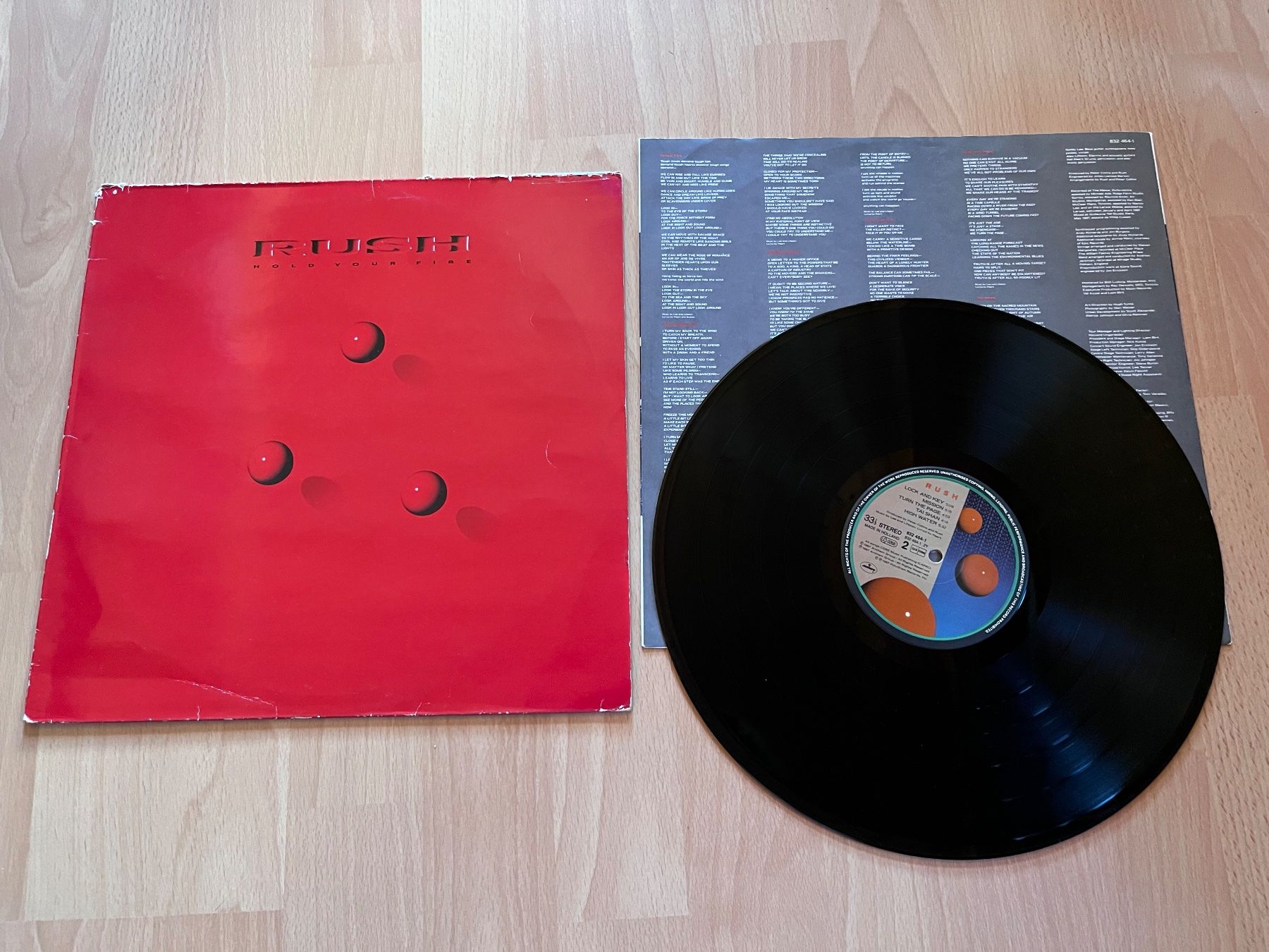 Vinyles: Rush - Hold your fire – D'occasion à Giebenach par Wurlitzer70