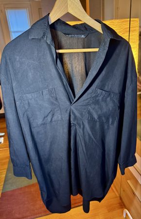 Camicia Zara nera, taglia M