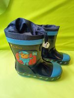 Playshoes Gummistiefel Gr 22/23 Astronaut blau Kinder Schuhe