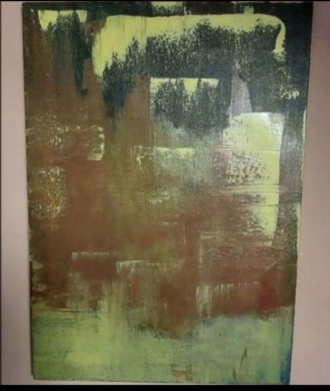 Dipinti: Gemälde " Waldschatten" handmade 50×70 – Nuovo (secondo la descrizione) da Riehen venduto da Steinbock1970 1