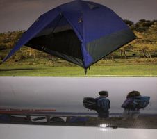 NEU Geräumiges 4 Personen Outdoor - Camping Zelt