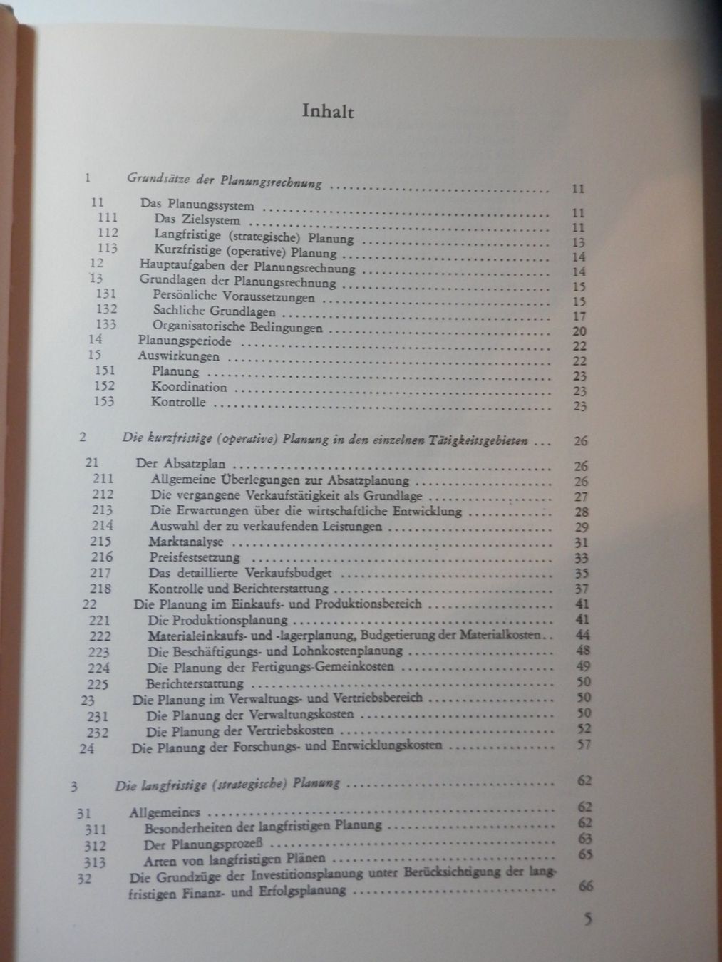 Bücher: Planungsrechnung in der Unternehmung – Gebraucht aus Weiach von weiach81 1
