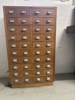 Apothekerschrank/Büroschrank mit Kl. Schubladen