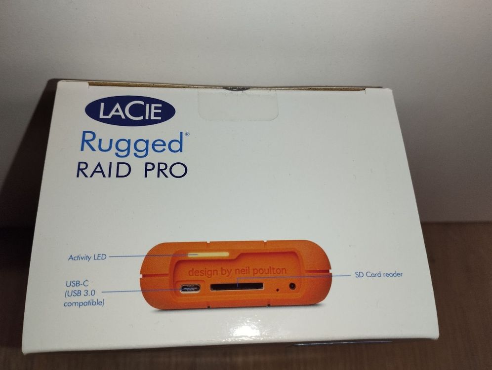 Lacie Dischi rigidi: LaCie Rugged RAID Pro 4TB, USB-C 3.1 – Nuovo e nell'imballaggio originale da Agno venduto da luk_mfk6 1