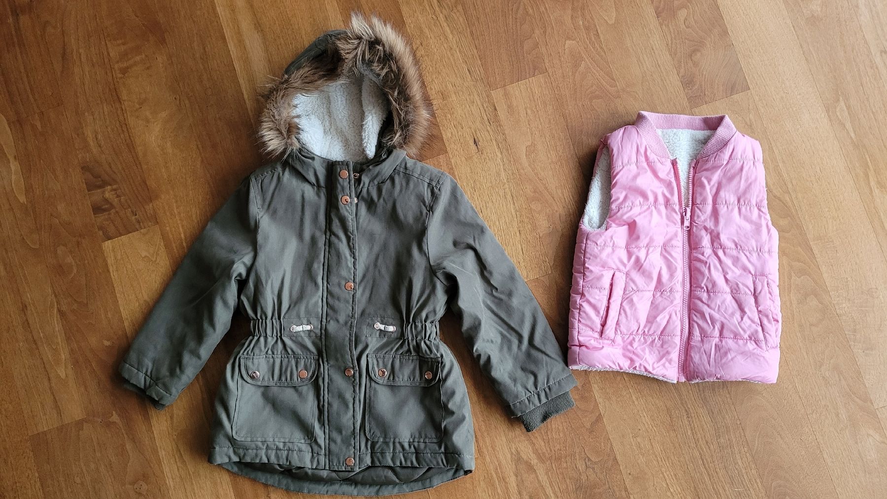 Giacche & Cappotti: Winterjacke mit Weste Grösse 110 – Usato da Meierskappel venduto da Melebo