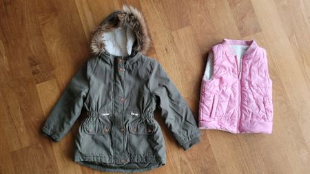 Winterjacke mit Weste Grösse 110