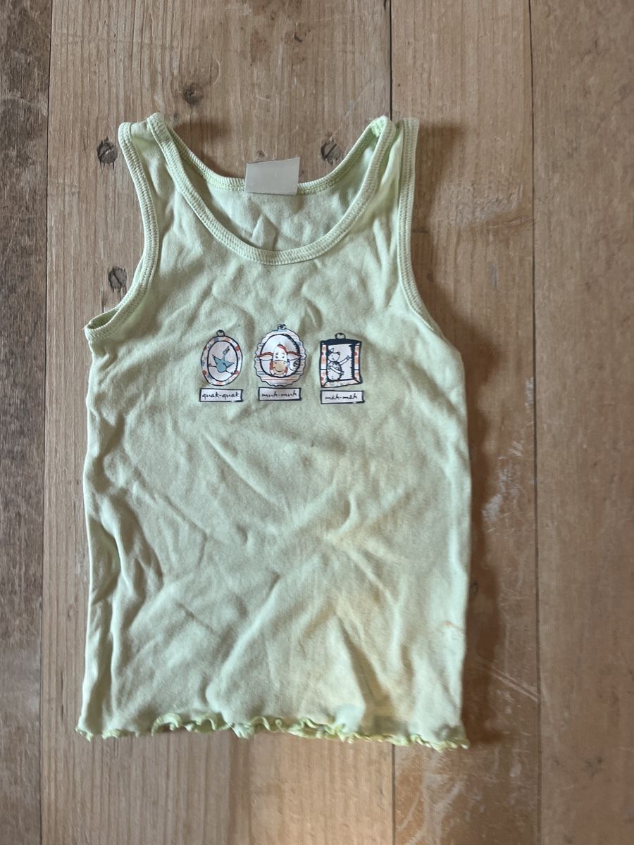 Camicette, T-shirt & Top: Süsses Mädchen Top Gr. 86/92, hellgrün – Usato da Kaisten venduto da saleforfun