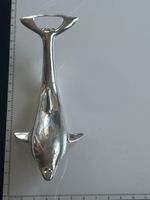 Flaschenöffner Delfin Metall Silberfarben (S6)