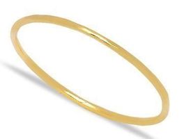Ring 925 Silber gold fein ohne Stein Klassiker schmal 55