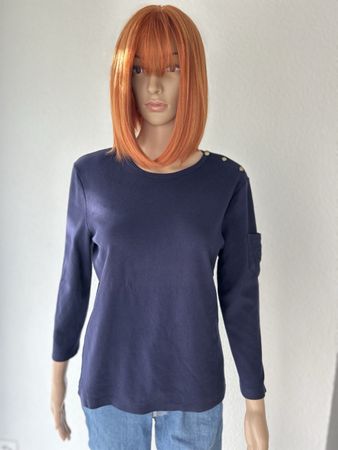 Lauren Ralph Lauren T-Shirt Marine Blau Groesse L Baumwolle
