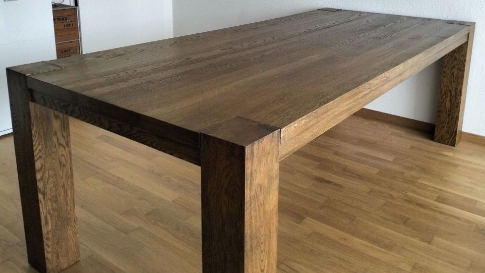 Tables: Massivholz Esstisch – D'occasion à Oberrohrdorf par sar_syk7 1