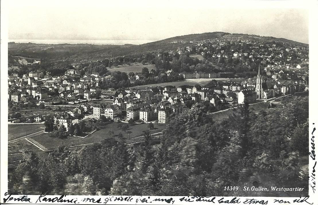 Cartoline postali: AK  St.Gallen  West – Usato da Appenzell venduto da mai25