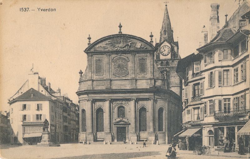 Cartoline postali: Yverdon + 1910 – Usato da Emmenbrücke venduto da teestube