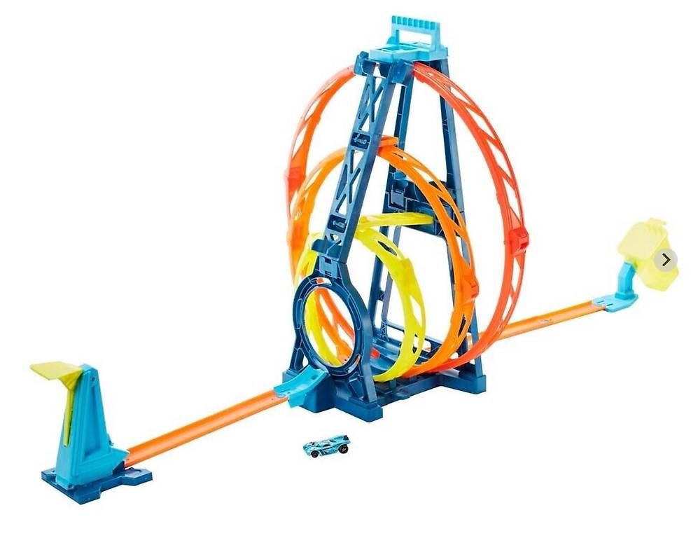 Giocattoli: Hot Wheels circuit triple looping et voitures – Usato da Les Ponts de Martel venduto da ilyona 4