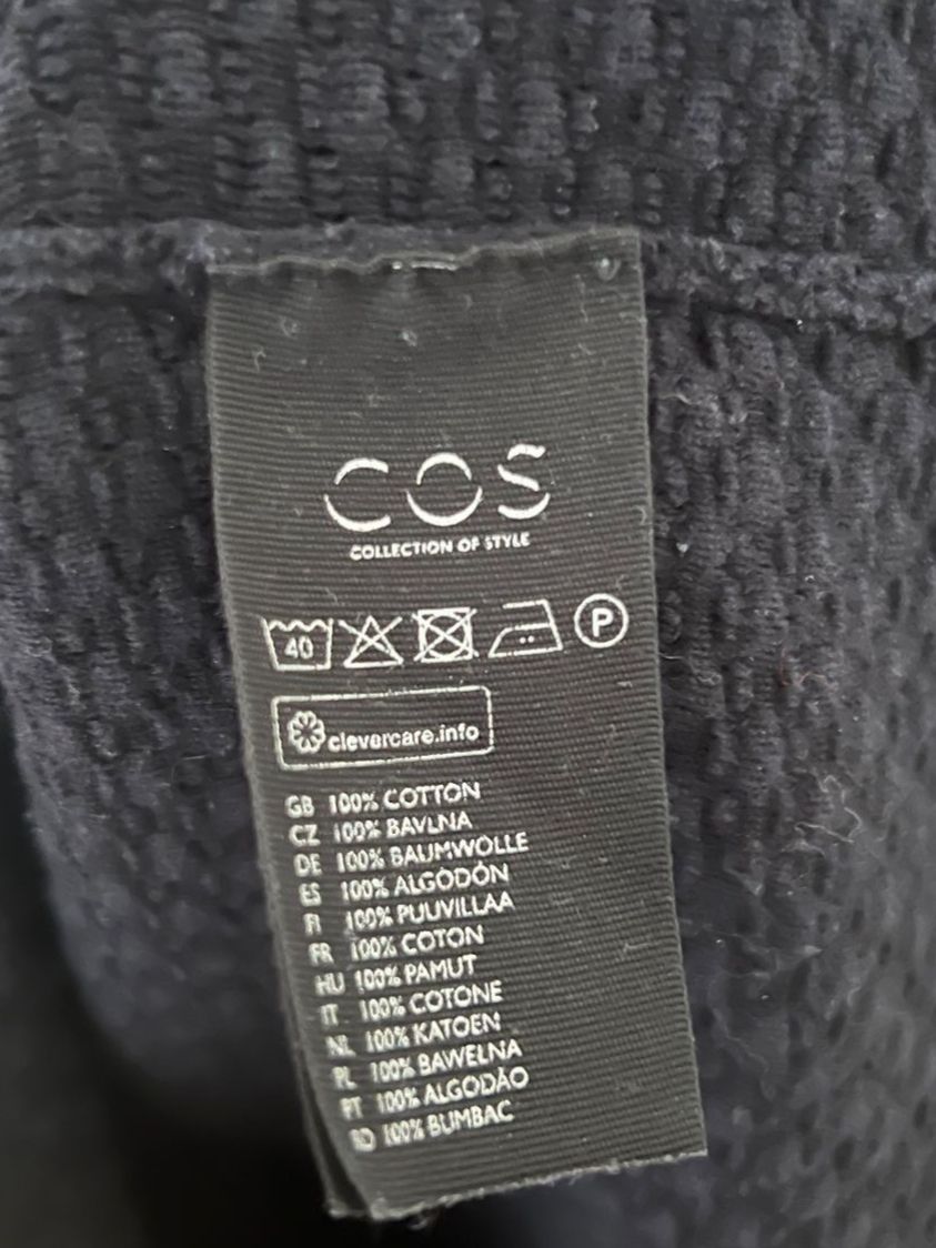Cos Pullover & Sweatshirts: Extralanger Pulli von COS, Gr. S, marine, 100% Baumwolle – Gebraucht aus Zürich von Nora321 3