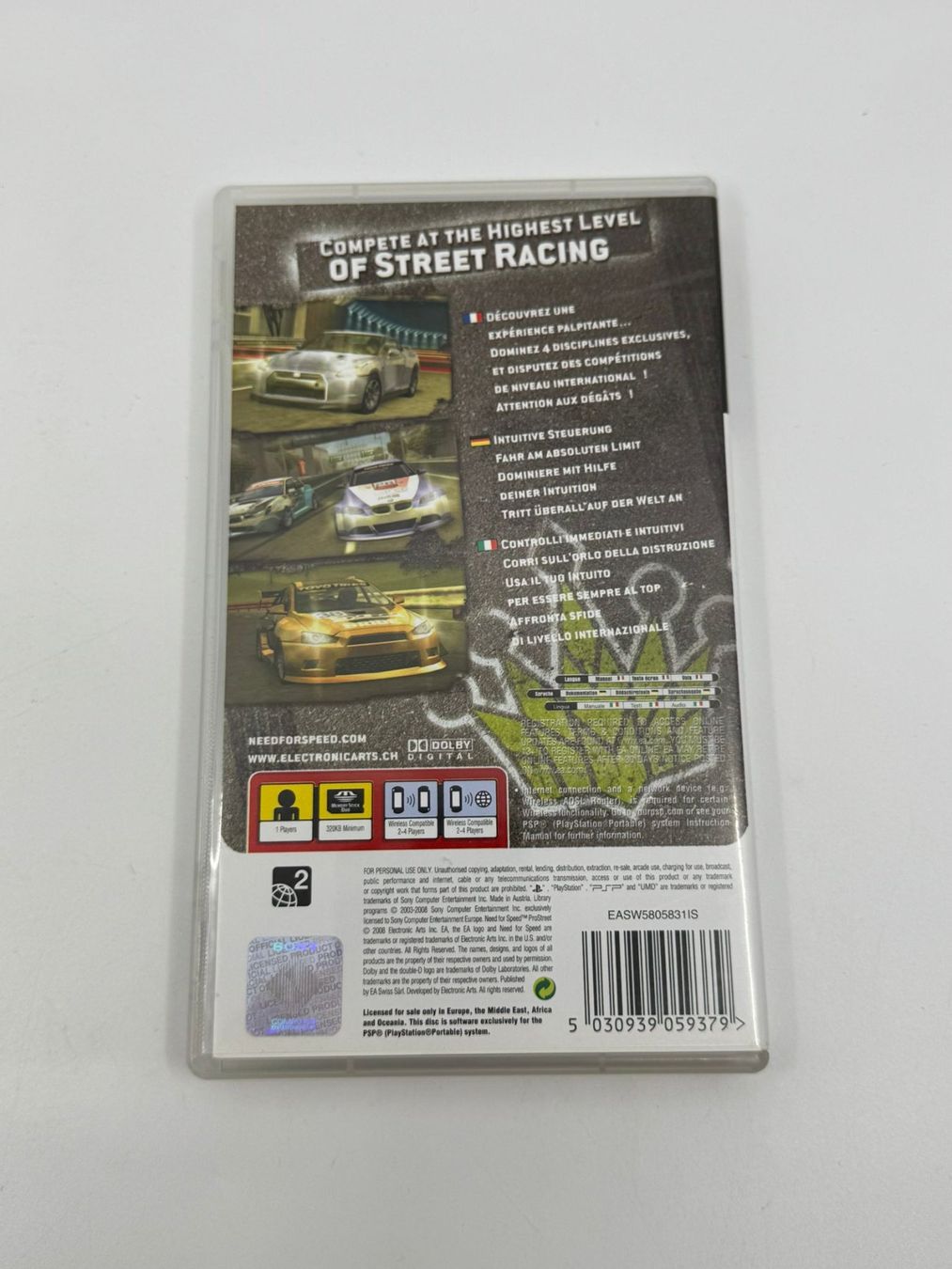 Spiele: Need for Speed Pro Street (PSP) – Gebraucht aus Herisau von Seyashop1 2