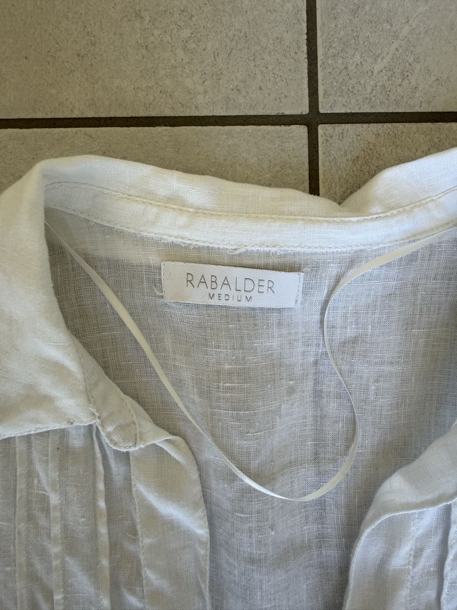 Blusen: Bluse von Rabalder Weiss Grösse M Leinen – Neu (gemäss Beschreibung) aus Nänikon von Monimos 4