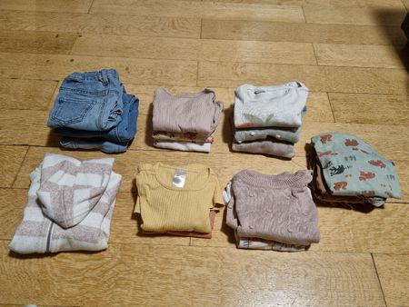 Schönes Mädchen Herbst-Kleiderpaket Gr. 80