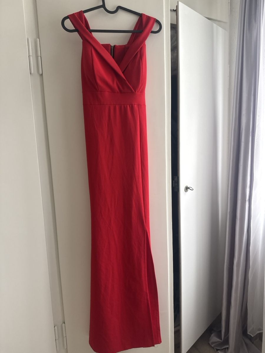 Vestiti: Rotes Abendkleid mit Schlitz, Grösse 36 – Nuovo (secondo la descrizione) da Pratteln venduto da syr_g2ql