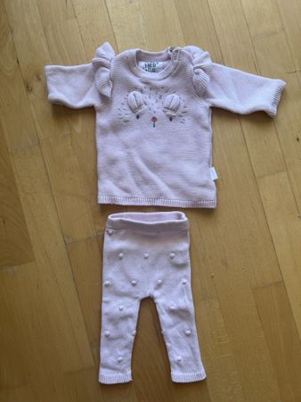 Süsses baby kleider set pink Grösse 56