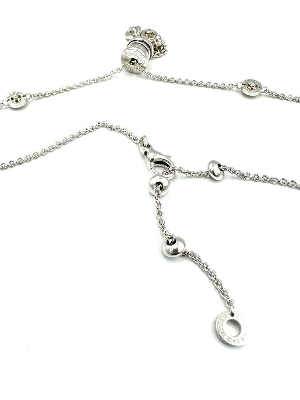 Bulgari Catenine: BVLGARI. Collier "Bzero1" or blanc 18K et diamants – Usato da Renens VD venduto da Diademe.sarl 5