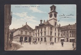 AUBONNE - La Poste et l'Hôtel de Ville