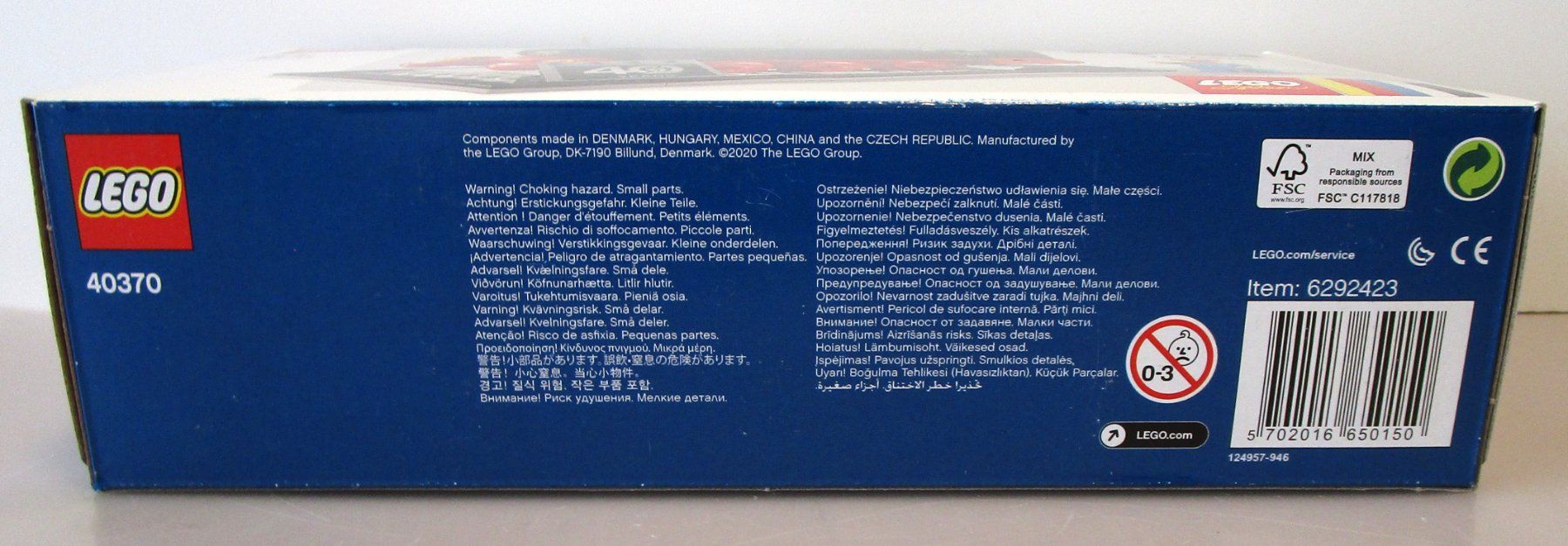 Lego Kit di costruzioni: LEGO  40 YEARS SYSTEM 40370 – Nuovo e nell'imballaggio originale da Chêne-Bourg venduto da breno56 4