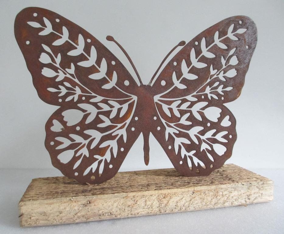 Tutte le decorazioni: DEKO, Schmetterling Rostoptik, NEU – Nuovo (secondo la descrizione) da Ostermundigen venduto da Schnubi86