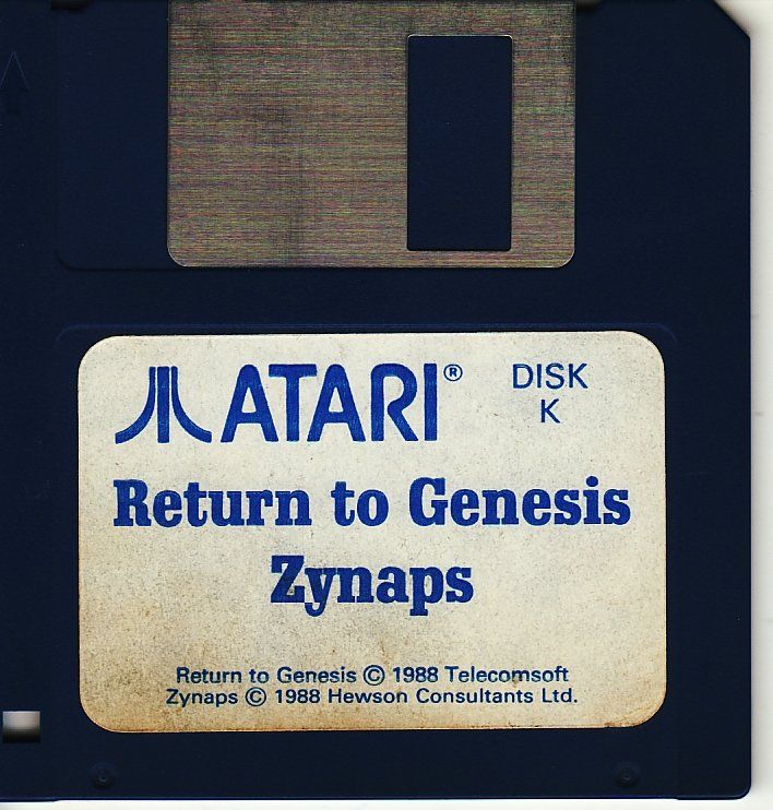 Atari Spiele: ATARI disk Return to Genesis Zynaps – Gebraucht aus Boussens von catfood01