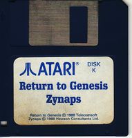 ATARI disk Return to Genesis Zynaps