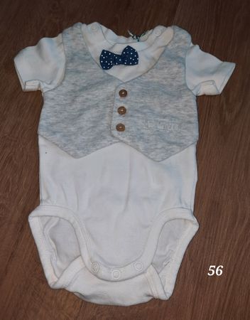Baby Body Gr. 56 mit Weste und Fliege