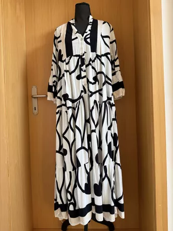 Boho Maxikleid aus Viscose 