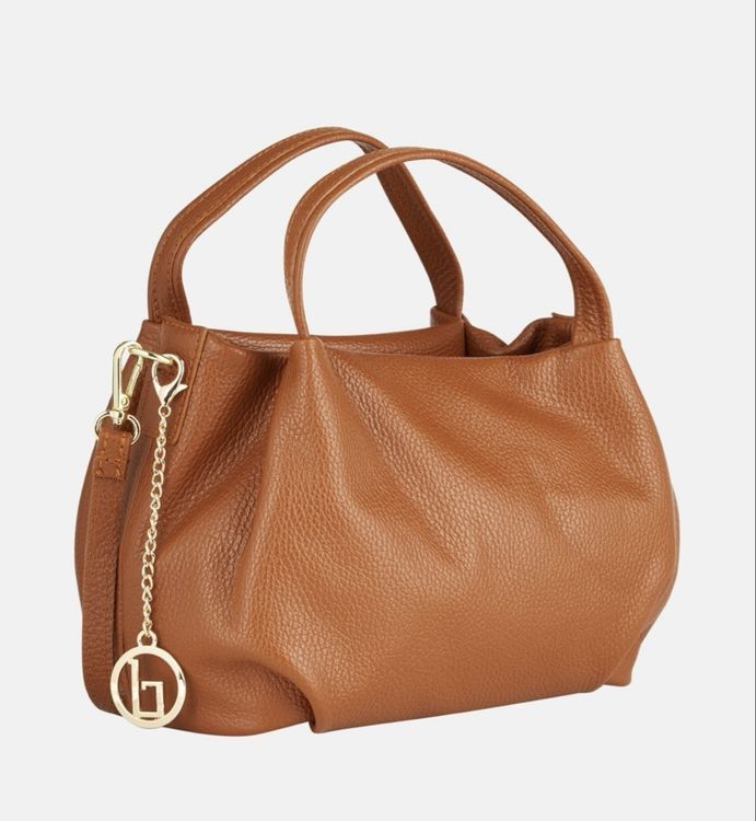 Handbag Lia Biassoni Taschen Lia Biassoni Tasche Cognac Lamone