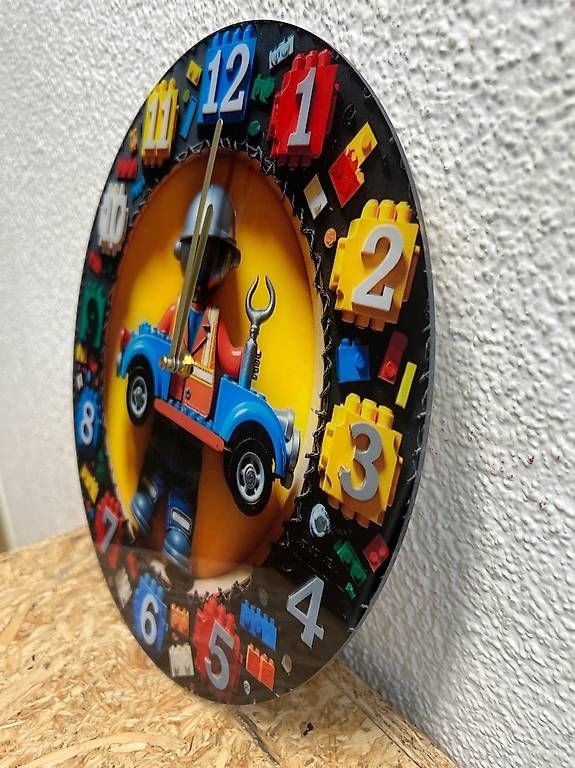 Orologi da terra & Orologi da parete: Coole Wanduhr !! LEGO-Style – Nuovo e nell'imballaggio originale da Oberbüren venduto da Swictch 1