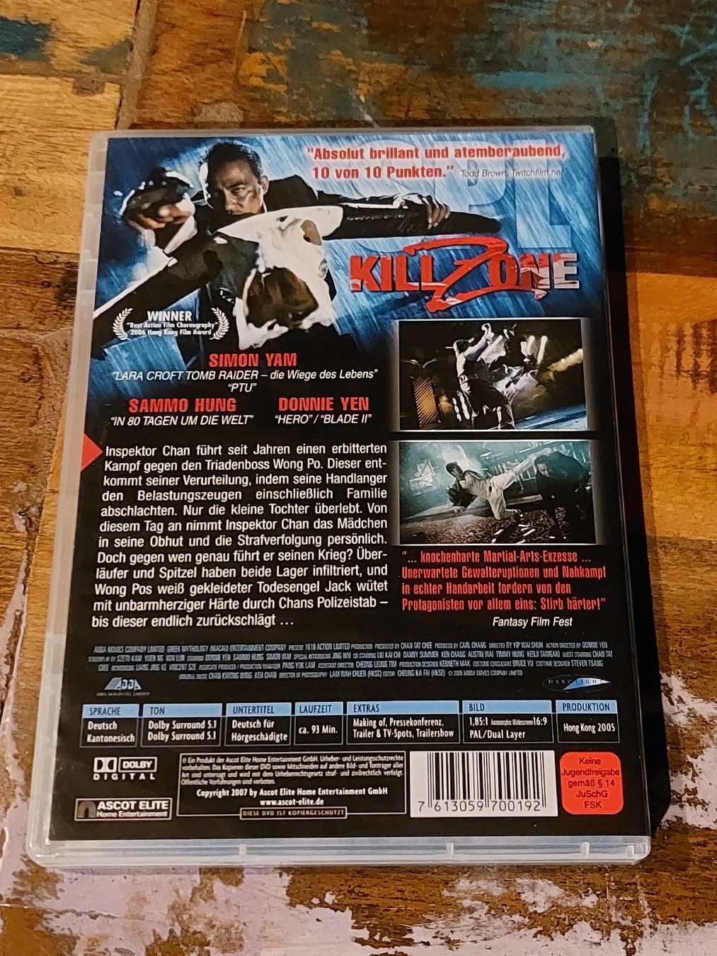 Tous les DVDs: Killzone, DVD Asia Thriller – D'occasion à Winterthur par Belzarek 1