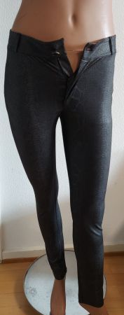 Trendy neue Schlangenleder-Optik Hose Gr. S