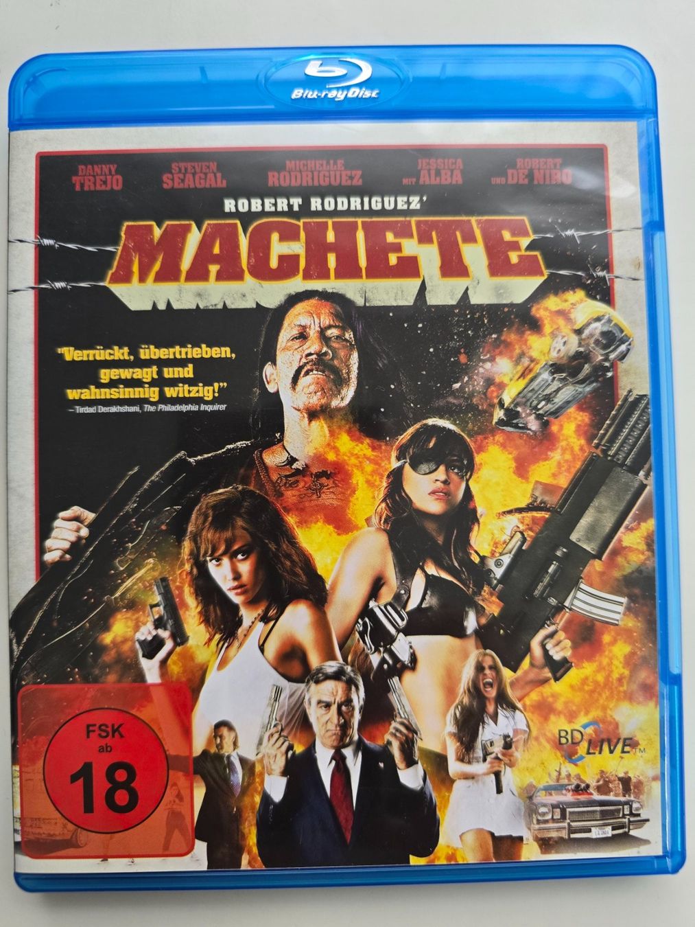 Tutti i DVDs: ROBERT RODRIGUEZ' MACHETE – Usato da Buchrain venduto da reloca