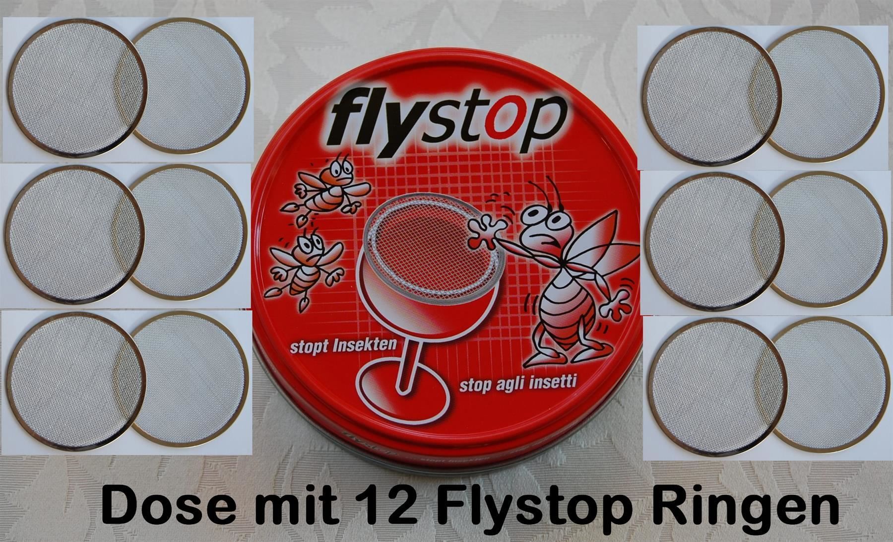 Sonstiges: Flystop - Insektenschutzringe 12er Dose – Neu und originalverpackt aus Diepoldsau von preisparadies-ch