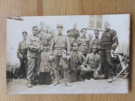 Echtfotokarte Militär Schweiz mit russischen Gefangenen
