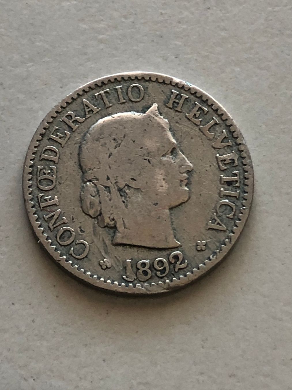 Tutti le monete: 5 Rp. 1892 – Usato da Schötz venduto da Odpa