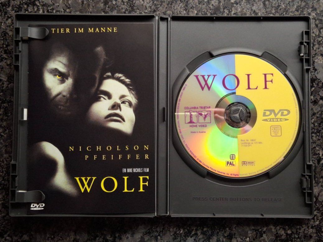 Alle DVDs: Wolf - das Tier im Manne – Gebraucht aus Bern von FloridaPanthers 1