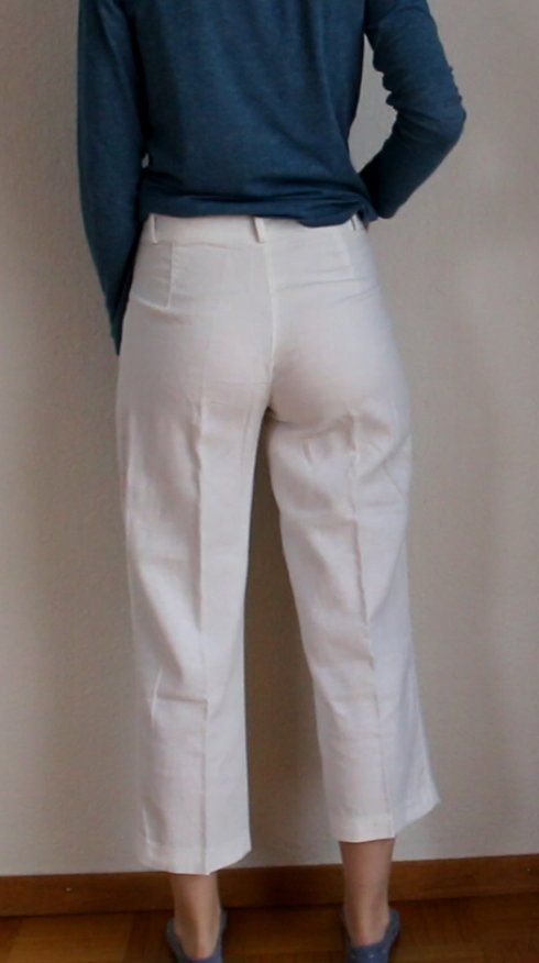 Hosen: Weisse 3/4 lange Leinenhose Gr. 36 – Gebraucht aus Luzern von Simona15 4