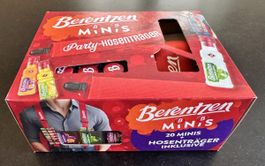 Party Hosenträger - Berentzen Minis optimal für die WM
