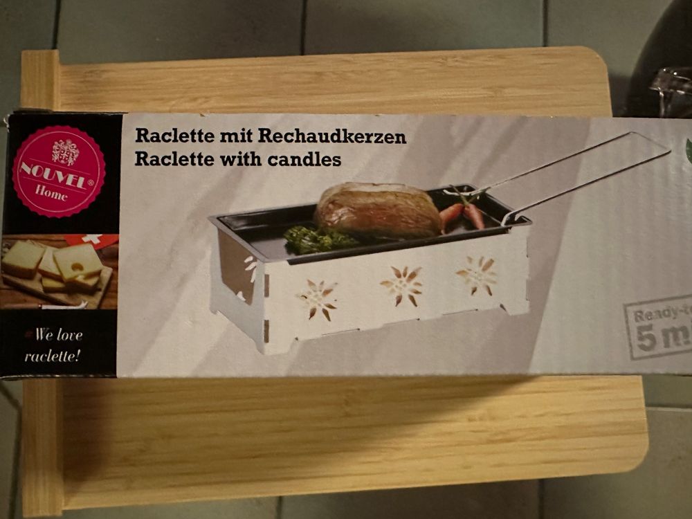 Raclette Ofen mit Teelichter - Blackout (Neu und originalverpackt) in ...