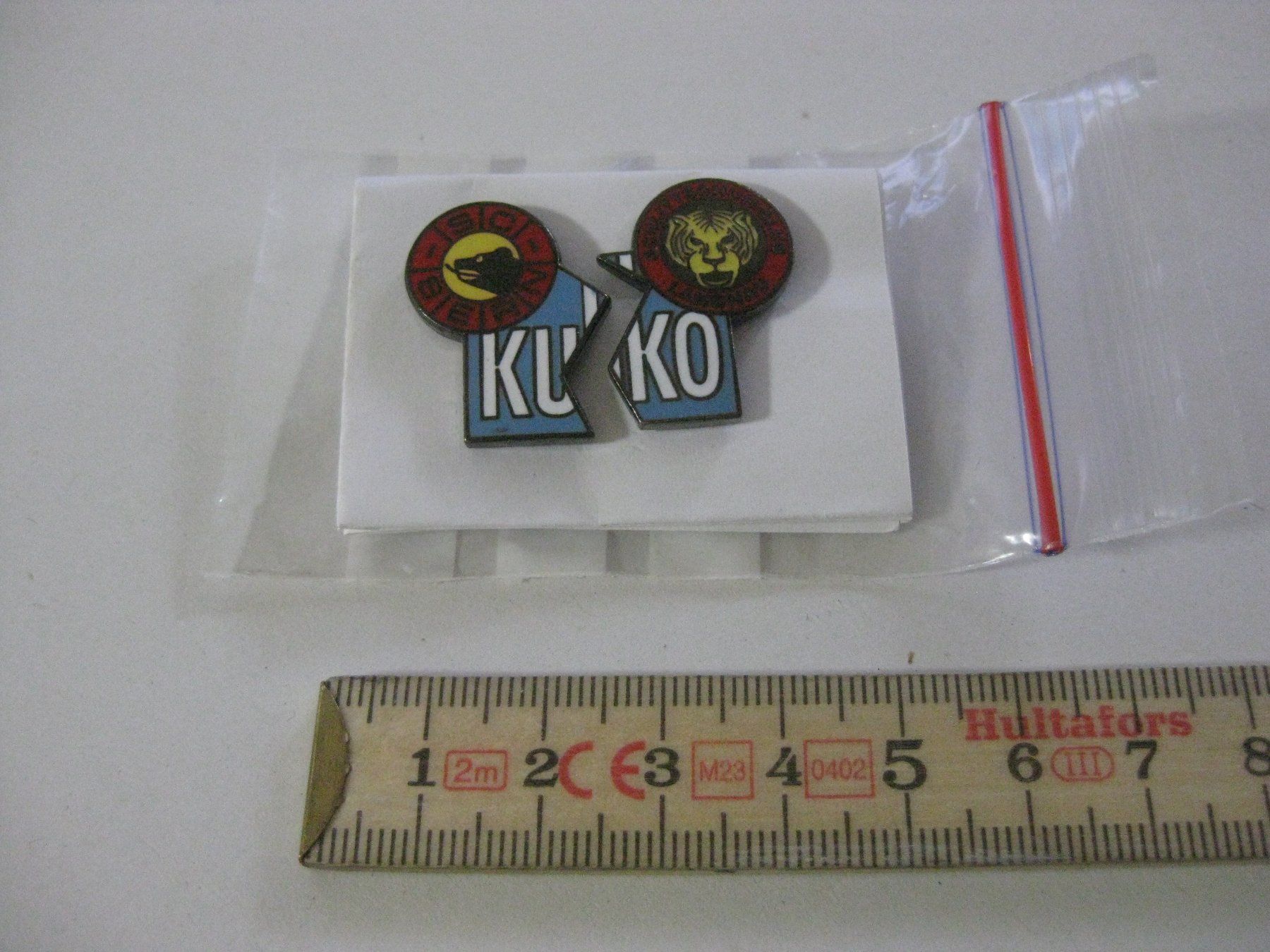 Placchette & Badge: 2 Pins Eishockey SCB Bern vs SCL Langnau – Usato da Münchenbuchsee venduto da neuwertig-gespart