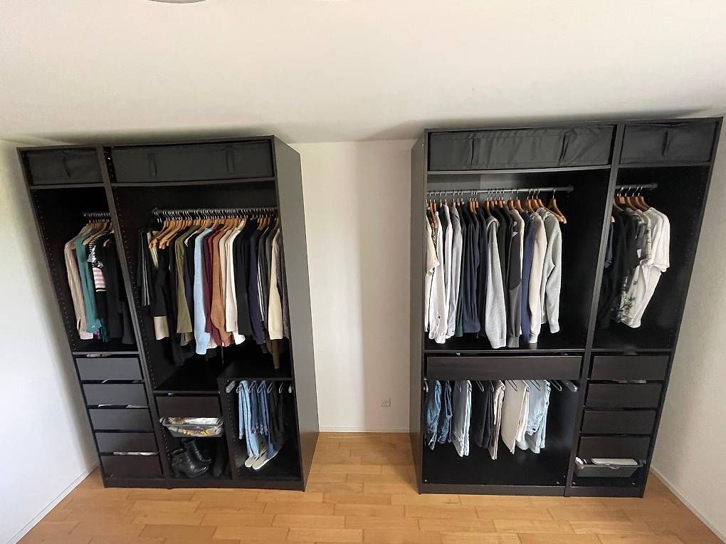 Ikea Pax Kleiderschrank Dunkelbraun (Gebraucht) in Hausen AG für CHF 150 – nur Abholung auf Ricardo kaufen
