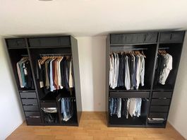 Ikea Pax Kleiderschrank Dunkelbraun