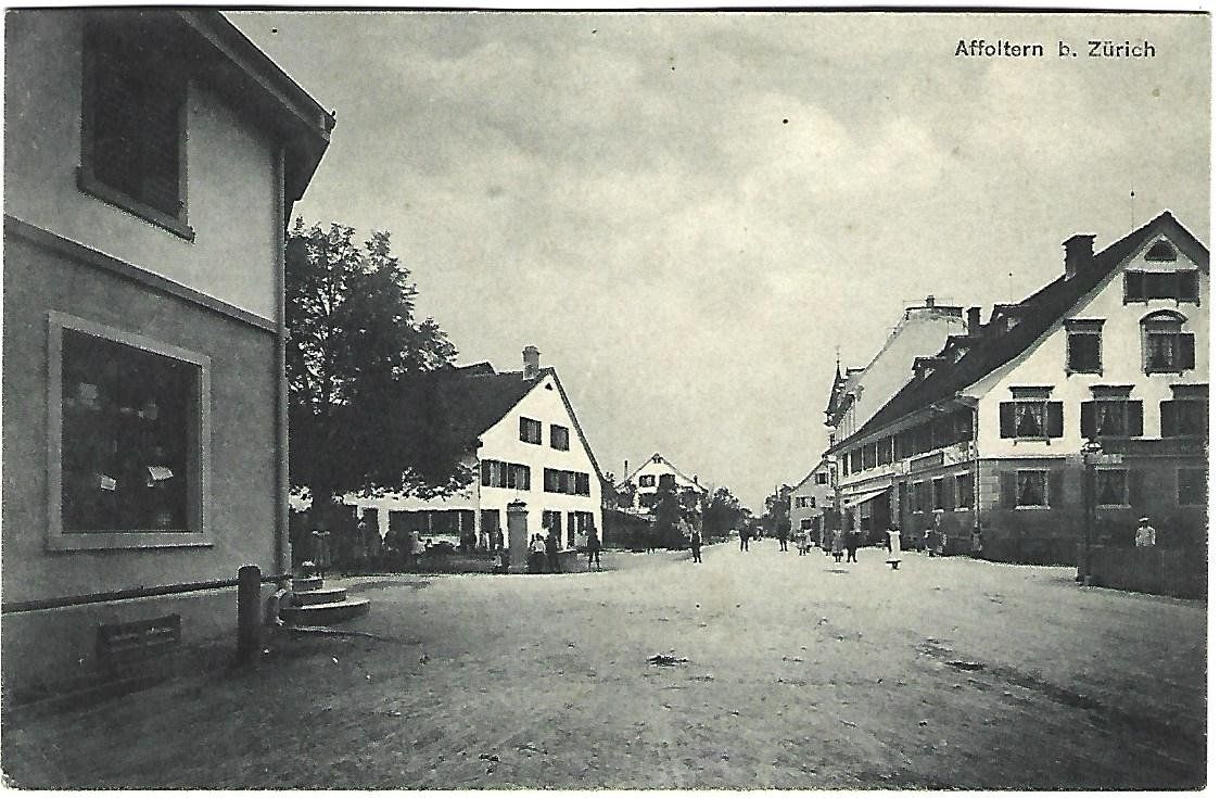 Cartoline postali: Affoltern bei Zürich Strassenansicht – Usato da Wetzikon ZH venduto da Brulu100