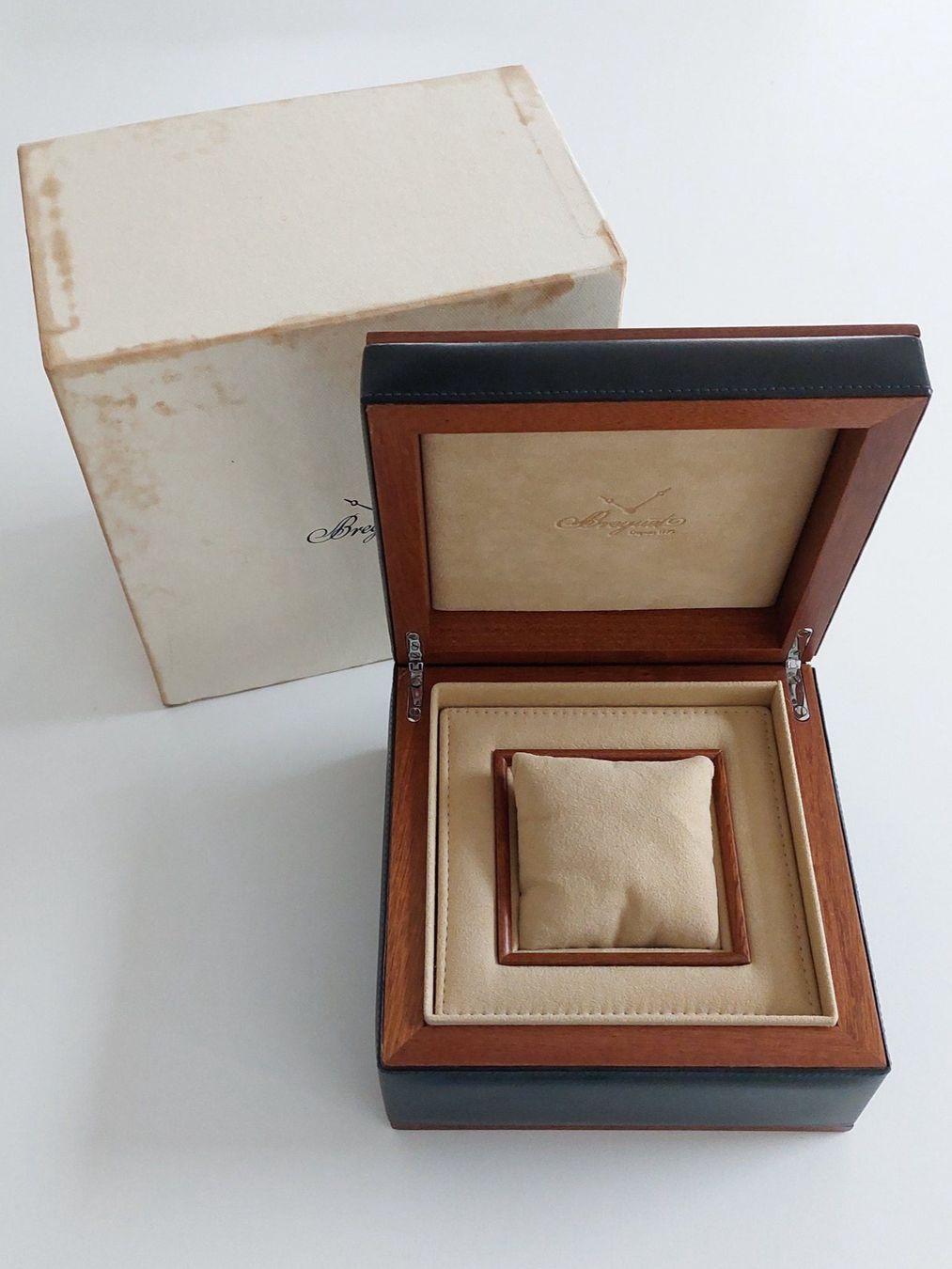 Breguet Uhrenboxen: Breguet Holz/Leder Box - handgefertigt – Gebraucht aus St. Gallen von shatcy
