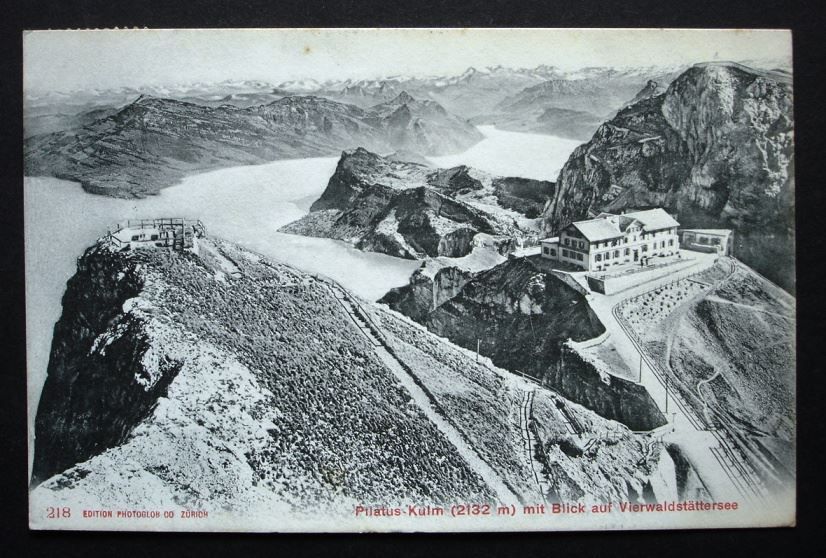 Ansichtskarten: PILATUS-KULM Nr. 218 – Gebraucht aus Jona von philajona